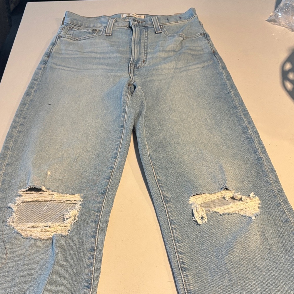 Madewell Light Blue Straight Leg Jeans